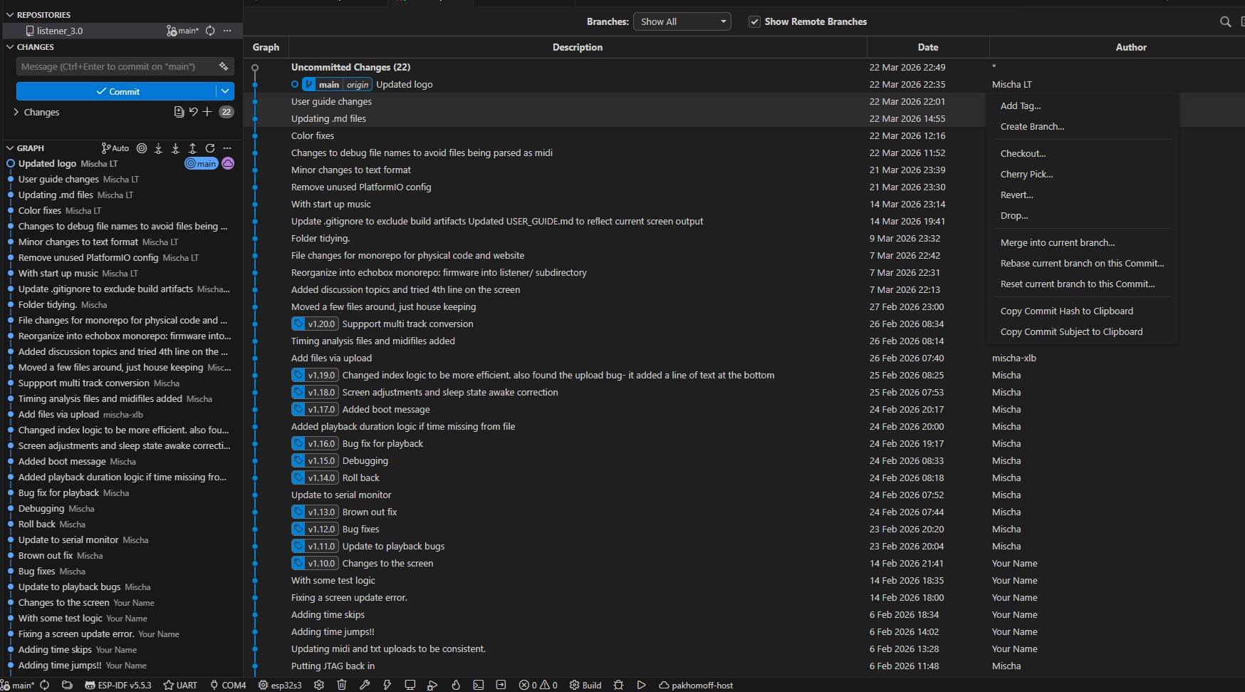 Development in VSCode